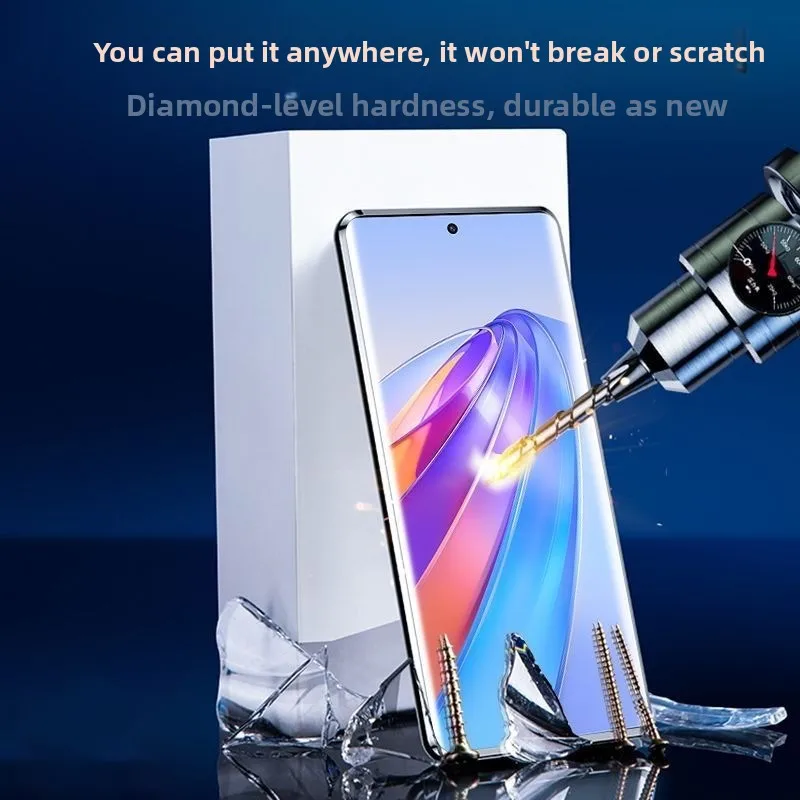Premium Tempered Glass 360° Full Protection Shockproof Bumper Case - Transparent