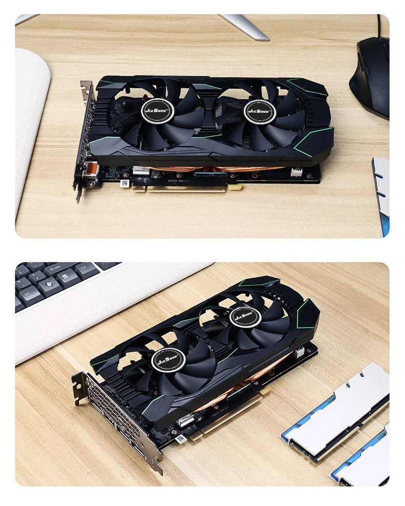 video card in computer JIESHUO GeForce RTX 2060S 8GB 256BIT eth mineração pode chegar a 41-43 mhcomputer game graphics card, brand new in stock quality latest gpu for pc