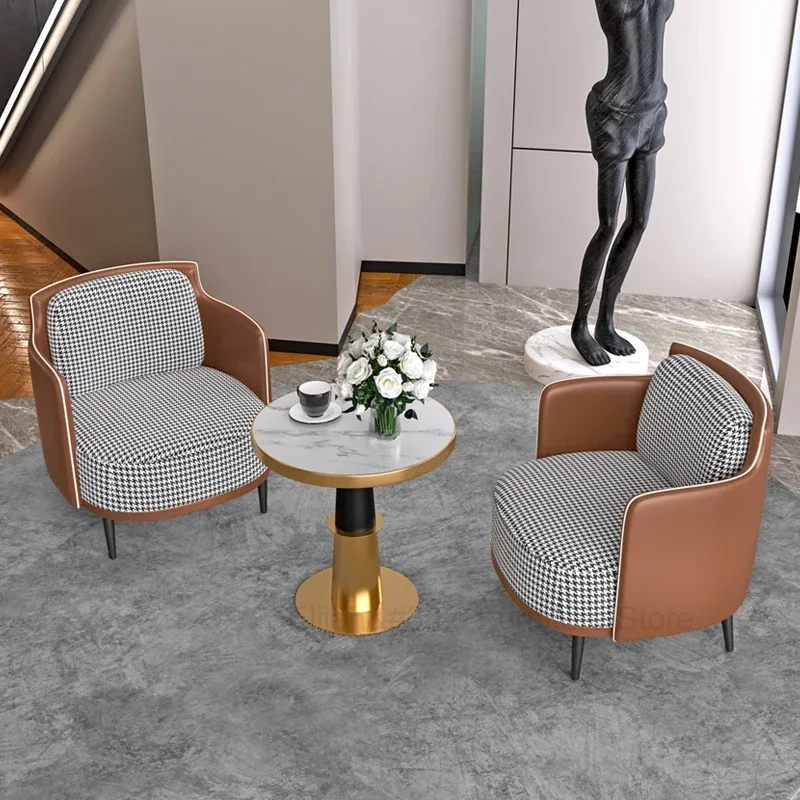 

Luxury Single Small Leisure Living Room Sofa Chair Balcony Relax Hotel Chair Rest Meeting Guests Chaises De Salon Home Furniture