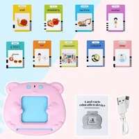 Learning Machine for Kid Talking Flash Cards Kindergarten Kids Language Electronic Audio Book LearnEnglish German Spanish French 2