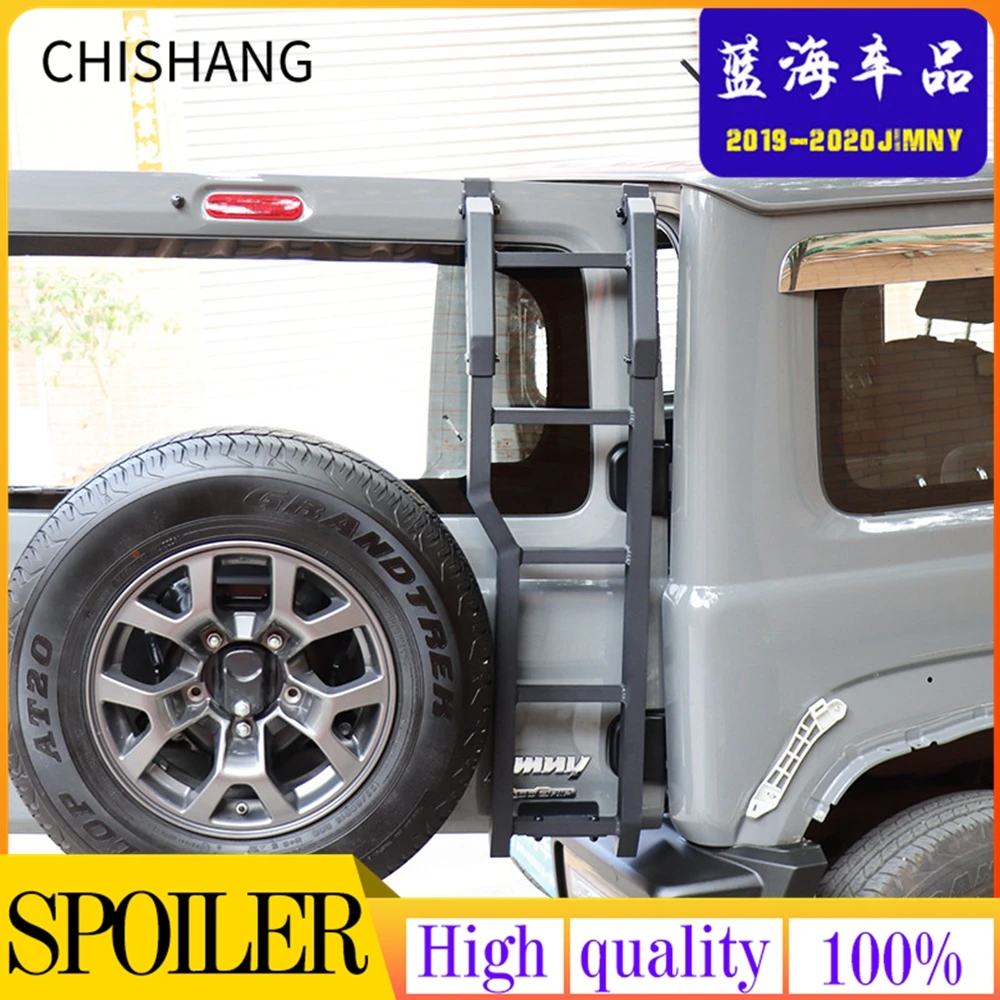 

Подходит для 2019-2021 новинки Suzuki Jimny JIMNYJB64 JB74 модифицированный алюминиевый сплав задняя дверь задняя лестница аксессуары