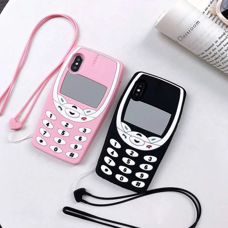 3D For Nokia Soft TPU Mobile Pendant Phone Case iPhone Plus