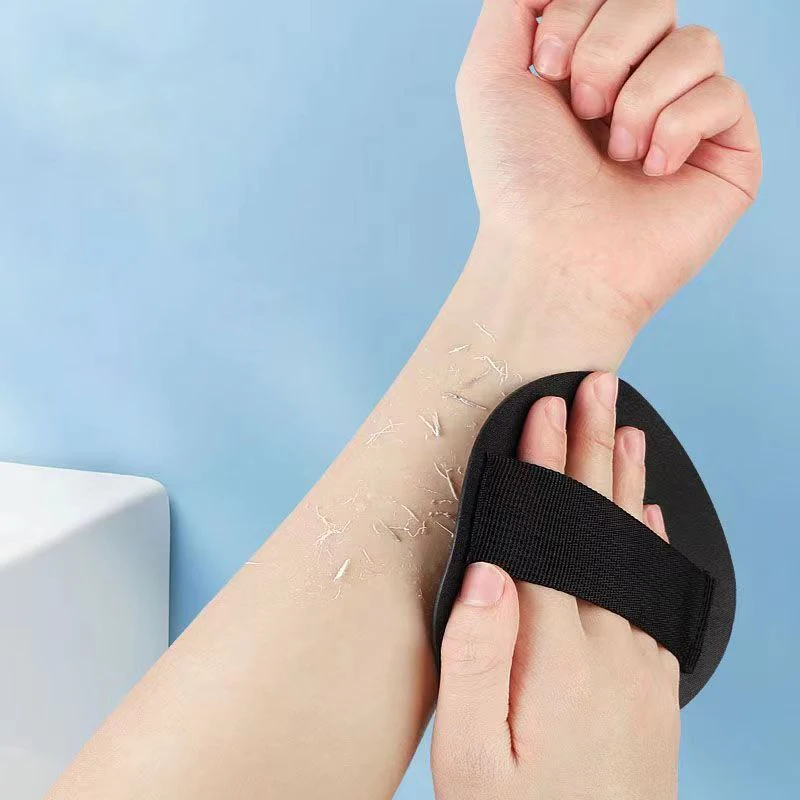 Black Rubber Painless Scrub Bath Round Bath Supplies Household Bath Strong Rub Back Ash Rub Mud Exfoliating Brush 3