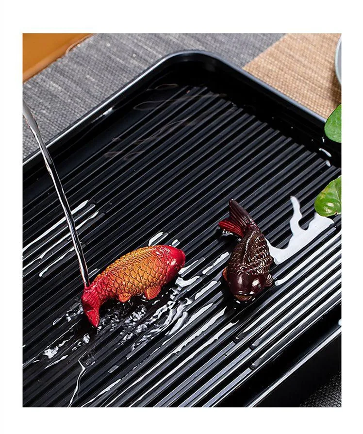 Description Picture 3 of itemCreative Carp Color-changing Tea Pet Exquisite Resin Animals Decoration Tea Table Desktop Feng Shui Ornaments Tea Accessories