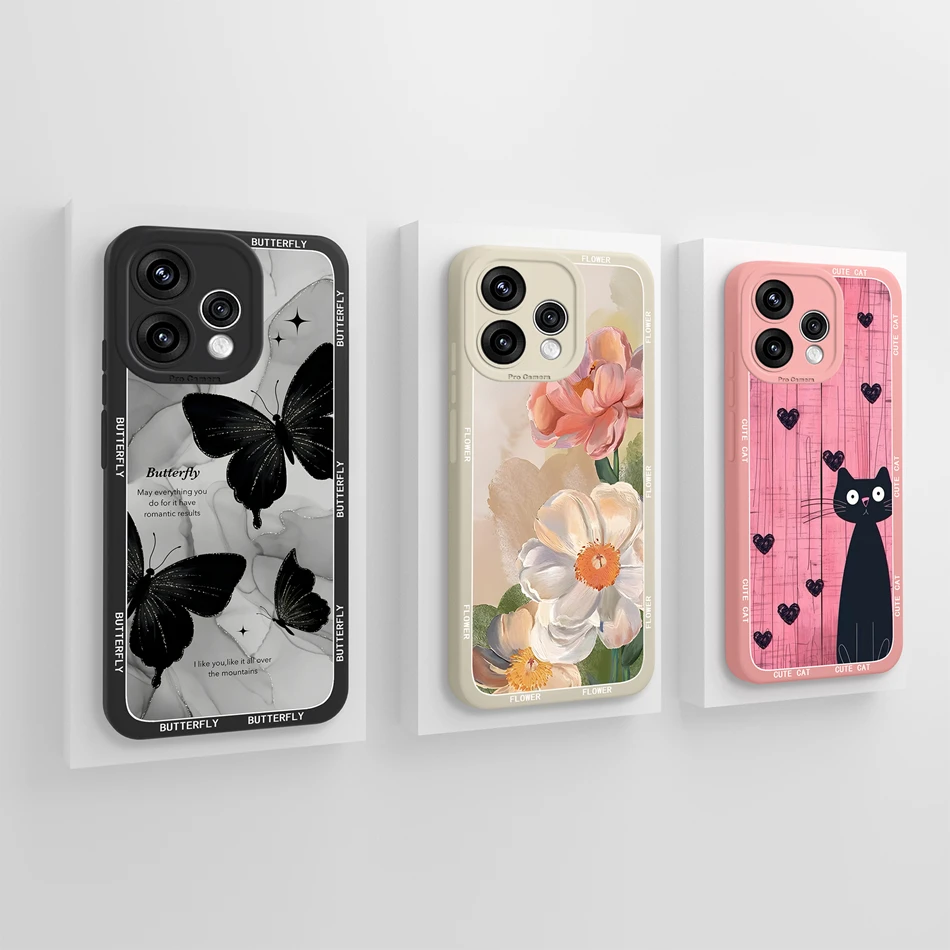 Lovely Cartoon Pattern Soft Silicone Phone Case