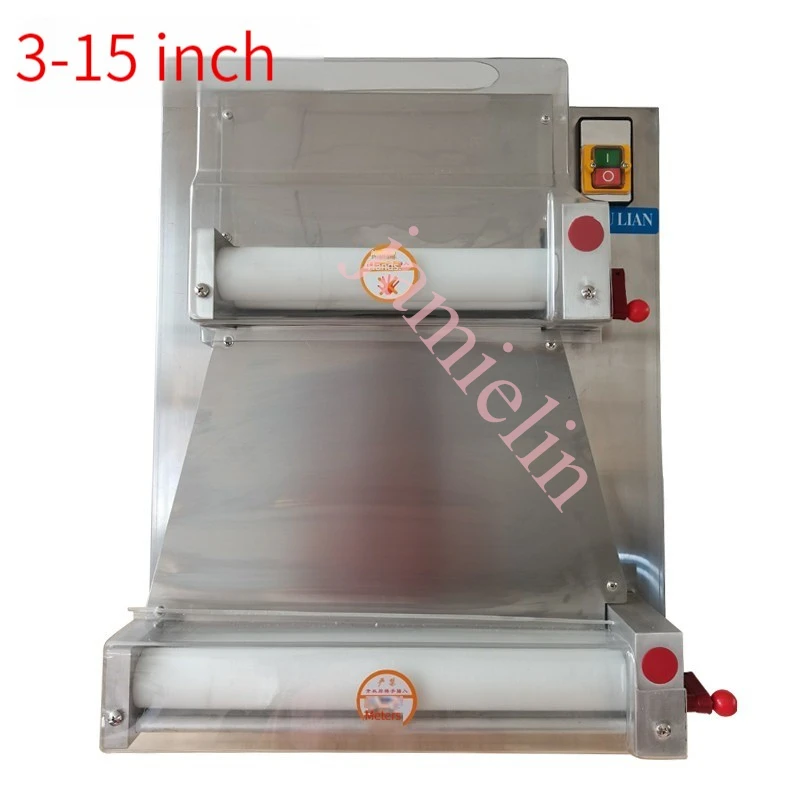 Automatic Pizza Dough Press Machine Electric Pizza Dough Roller Sheeter  Machine Pizza Snack Bar Equipment