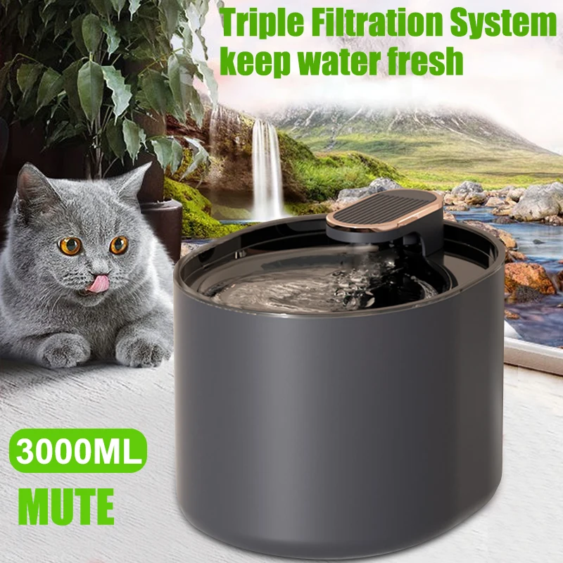 smart pet water fountain with filter