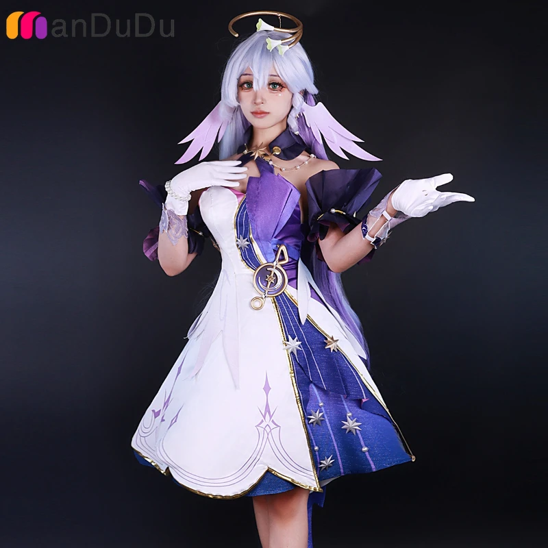 

Game Honkai Star Rail Robin Cosplay Costume Role Play Comic Con Dress Hallowmas Party Wigs Animation Prop