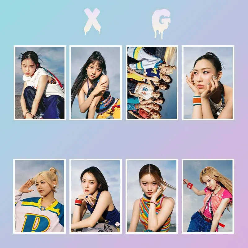 

KPOP XG Album NEW DNA Set HARVEY MAYA JURIN JURIA HINATA CHISA Photo Poster Wall Sticker Round Badge Brooch Fans Collection Gift
