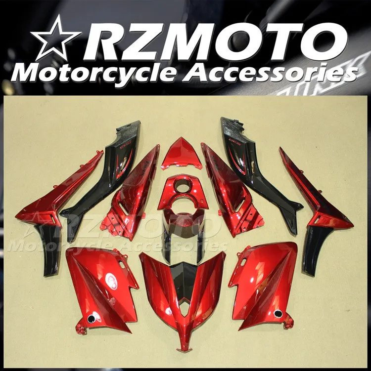 Nuovo Kit Carene Moto Abs Adatto Per Yamaha T-Max 530 2012 2013 2014 12 13 14 Set Carrozzeria Rosso