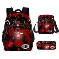 Skibidi Toilet Titan Speakerman children's backpack boy School Bag For Teenage kids Backpack Anime Travel Backpack Pencil bag 6