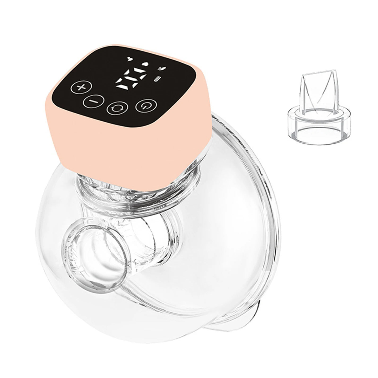 Wearable Hands-Free Electric Breast Pump with 3 Modes & 9 Suction Levels, Silent Comfort,