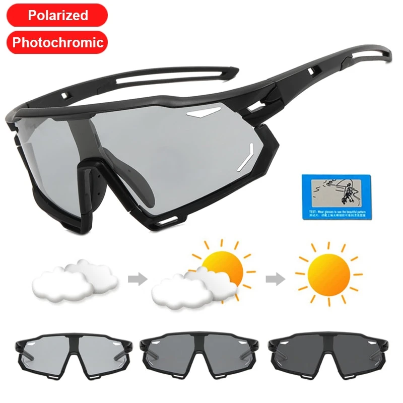Outdoor Sports Windscreen Discolored Riding Glasses For Men And Women