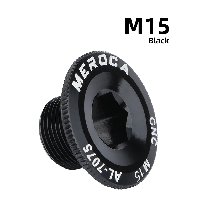 Bike Crank Bolt MEROCA MTB Hollowtech Crank Bolt M18 M19 M20 Mountain Bike Crank Cover Arm Bolt For IXF