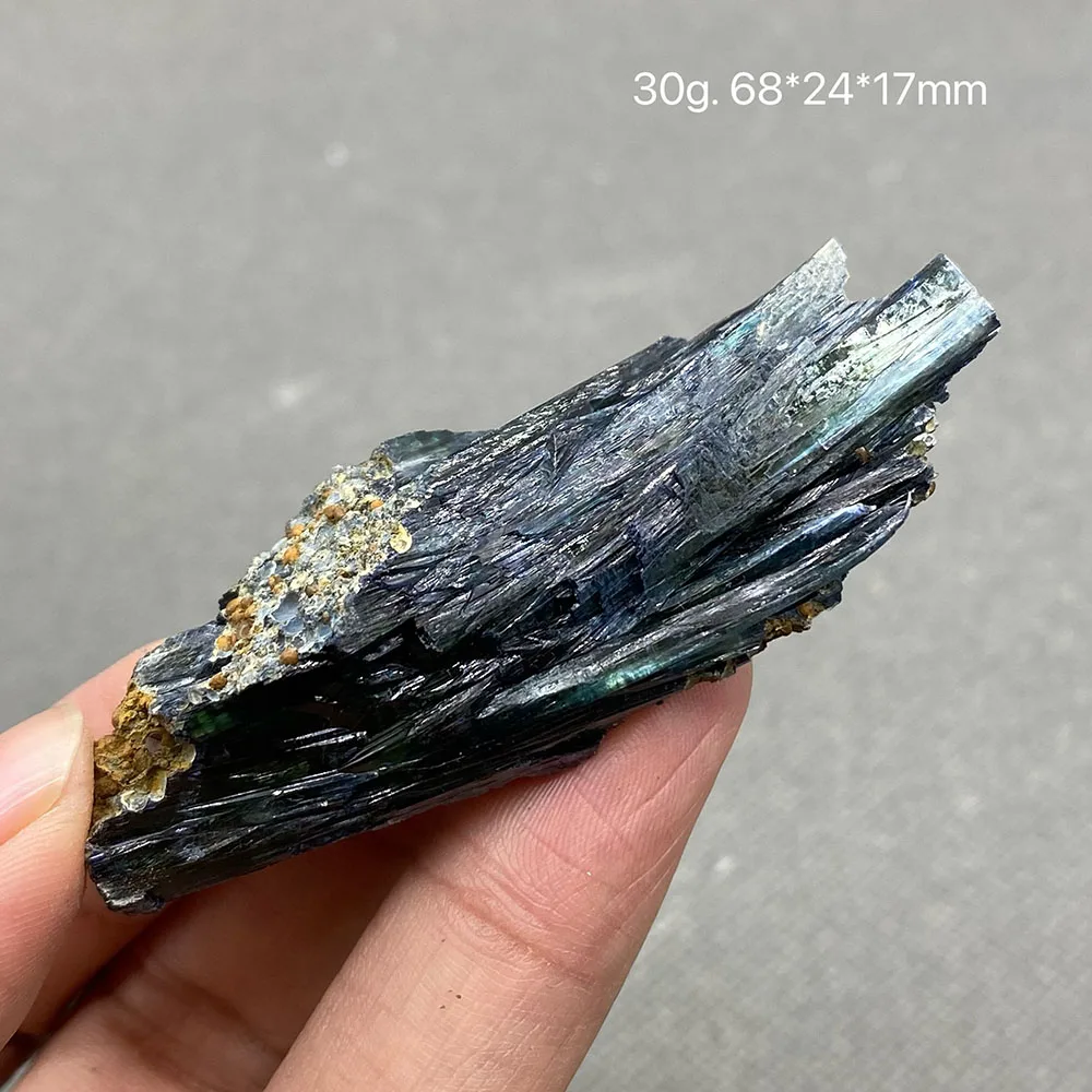 100% natural rare Brazil Vivianite （Blue ironearth） mineral specimen stones and crystals healing crystals quartz