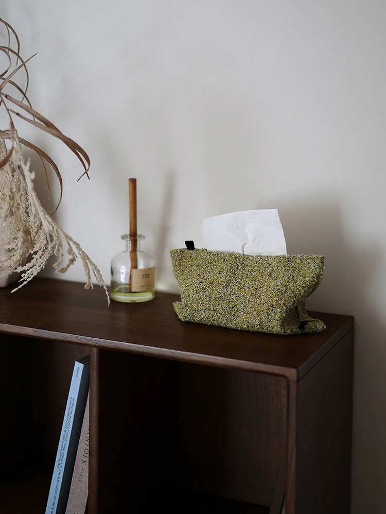 Modern Style Fabric Tissue Organizer, Moon Surface Drawing, Living Room, Dining Table, Desktop Ornament, Home Decor 5