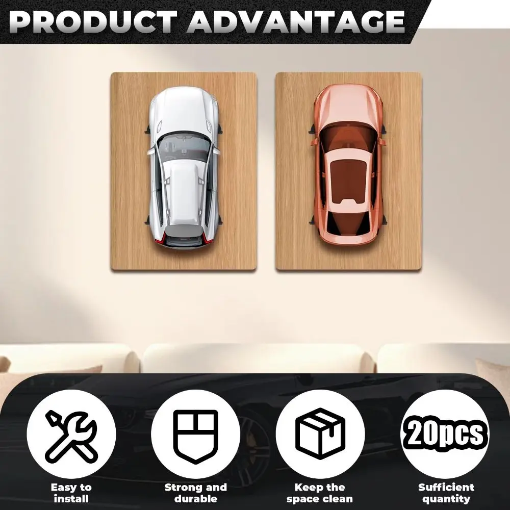 1/4/8/12PCS Speed Champion Series Car Display Wall Mount wall mounted organizer Hang Firmly Save Space Vertical Model Car Stand Portable