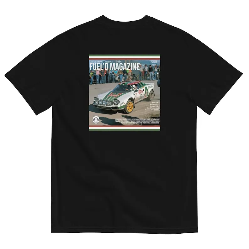 Lancia Stratos Group B рубашка, посвященная ралли длинные или Короткие рукава