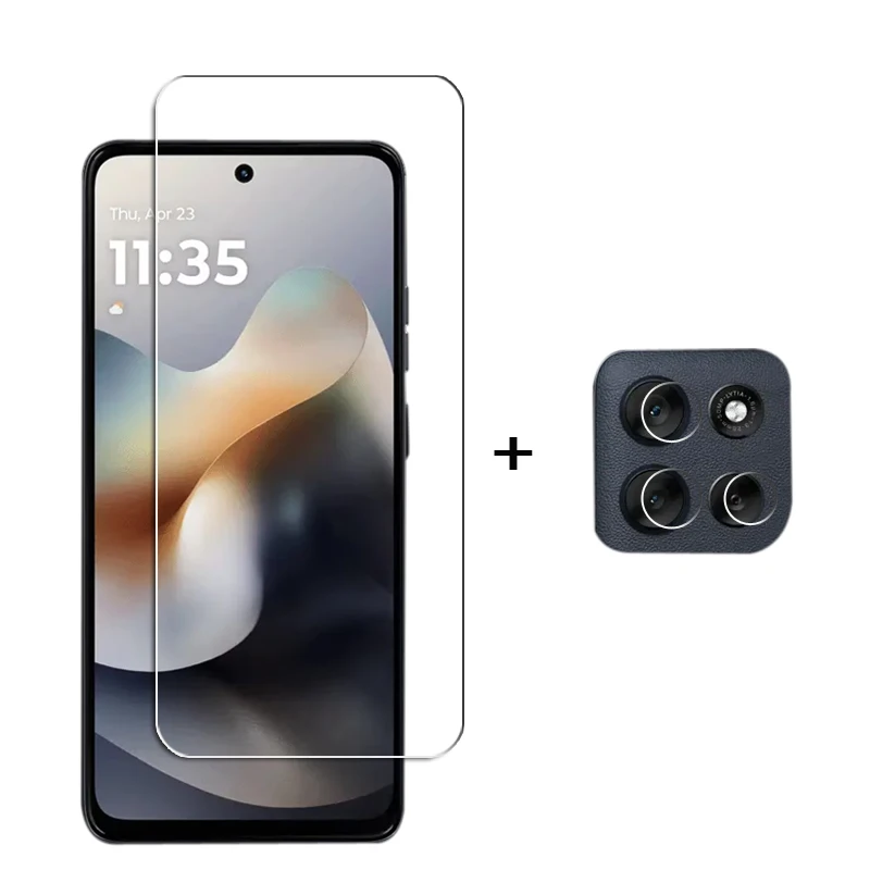 Premium 6-in-1 Tempered Glass Screen Protector with HD Phone Lens Film