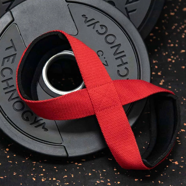 1-2PCS Padded Figure 8 Straps Deadlift Weight Lifting Wrist Straps Power Lifters Workout Pull-ups Horizontal Bar Gym Fitnes 5