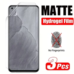 3PCS Full Cover Matte Hydrogel Film For Realme GT Master Edition 5G Screen Protector Not Glass On Realmi GT Master 2021 5G Film