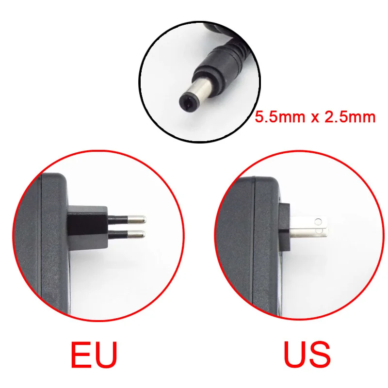 Adaptateur d'alimentation universel pour caméra CCTV à lumière LED, chargeur, 3V, 5V, 6V, 8V, 9V, 10V, 12V, 24V, 220V AC DC, 1A Pipeline, 3A, 5A Snap8A