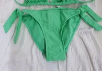4 Color Brand 2024 Summer Girls Swimwear Soild Baby Kids Swimwear Biquini Infantil Swimsuits Falbala Bikini Girl For 6-14years 6