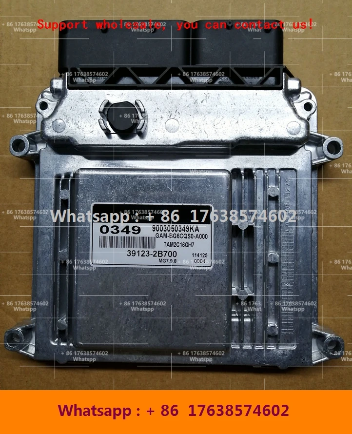 For Hyundai AT Kia Forte Rio Engine Computer Board/MG7.9.8 ECU/39100-26AB5 G2/39110-02EE5 6028/39122-2B212 G52/39123-2B700 0349