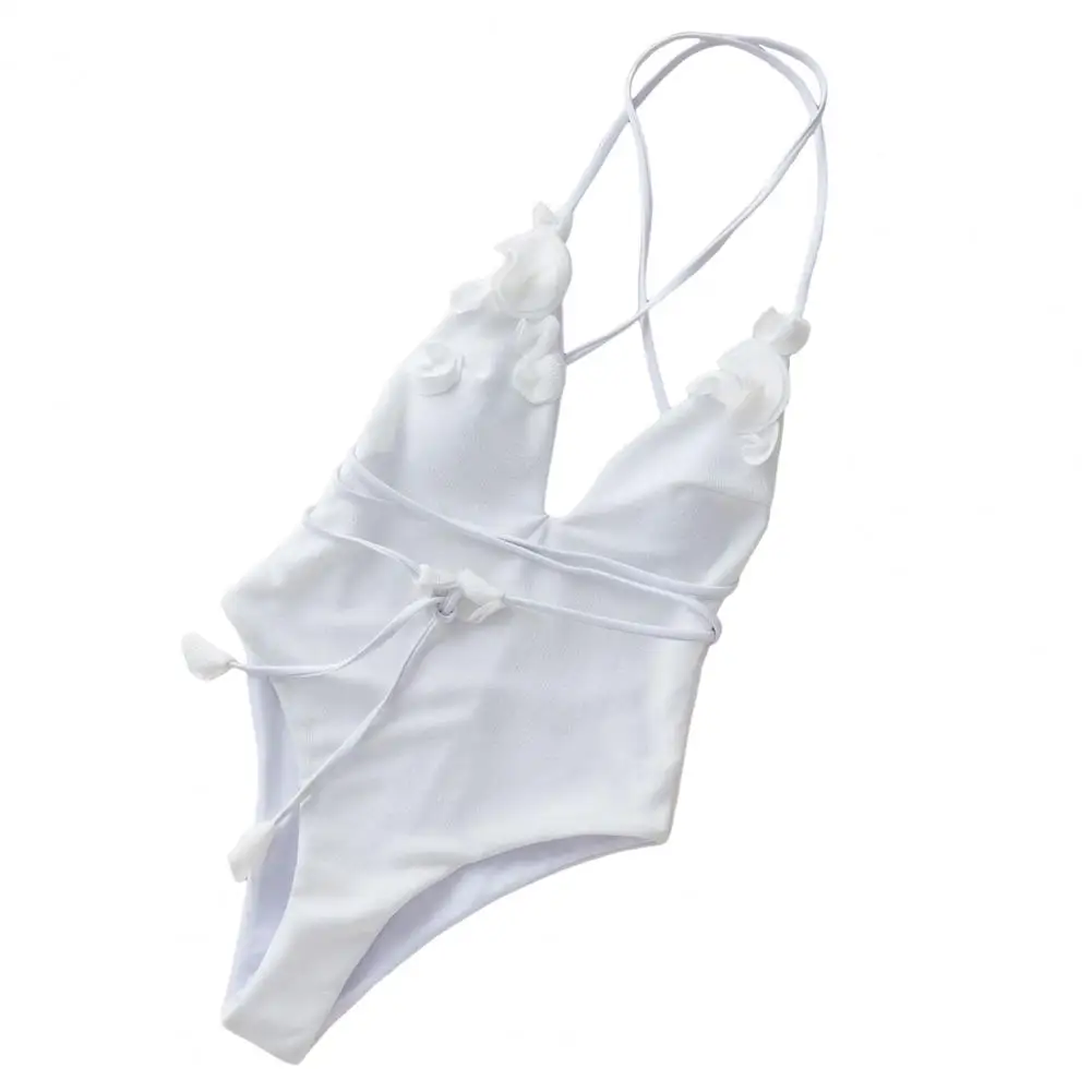 

Women Monokini Slim Fit Bikini Stylish One-piece Swimsuits for Women Sexy Halter Monokini Retro Designer Bathing Suit High Waist