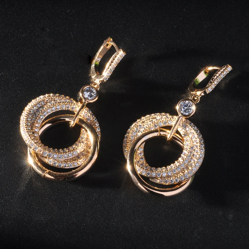 

Fashion Fashion Design Brilliant Unique Women Bridal Dangle Drop Earrings Accessories Brincos Jewelry Party Gifts E-935