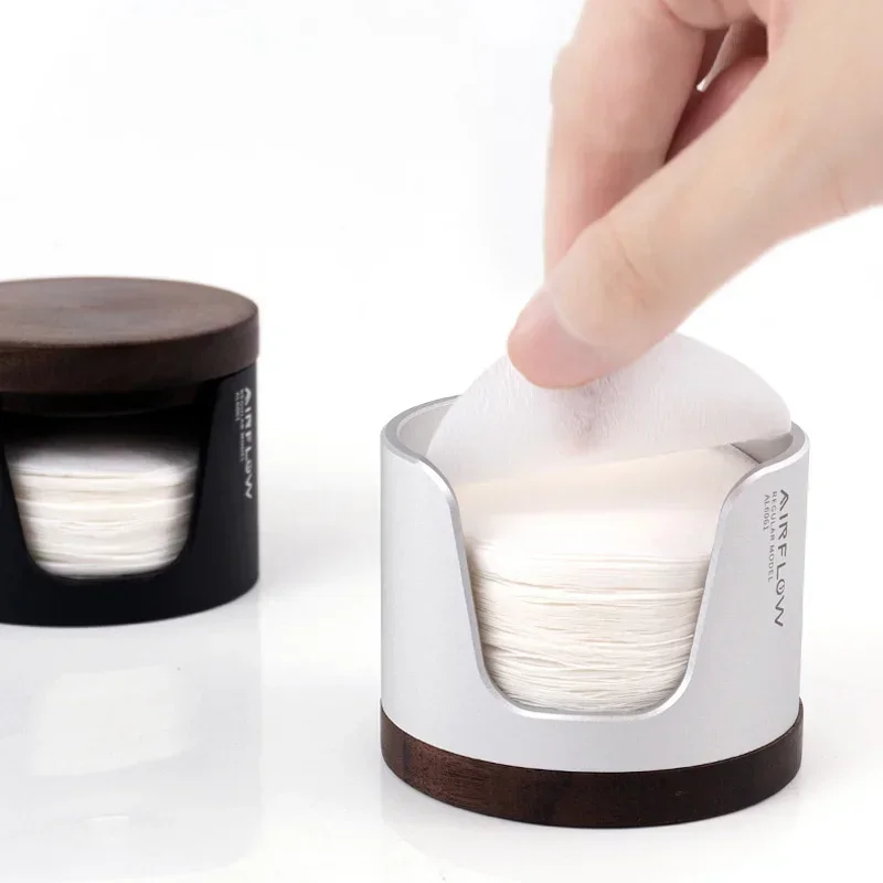 CoffeeFilterPaperStorageBoxHandleRoundFilterPaperHolder120