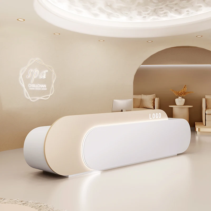 Scrivania Bianca Scrivania Studio Scrivania Direzionale Moderna Salon Cashiers Storage Scrivania Con Cassetti Mobili Di Lusso