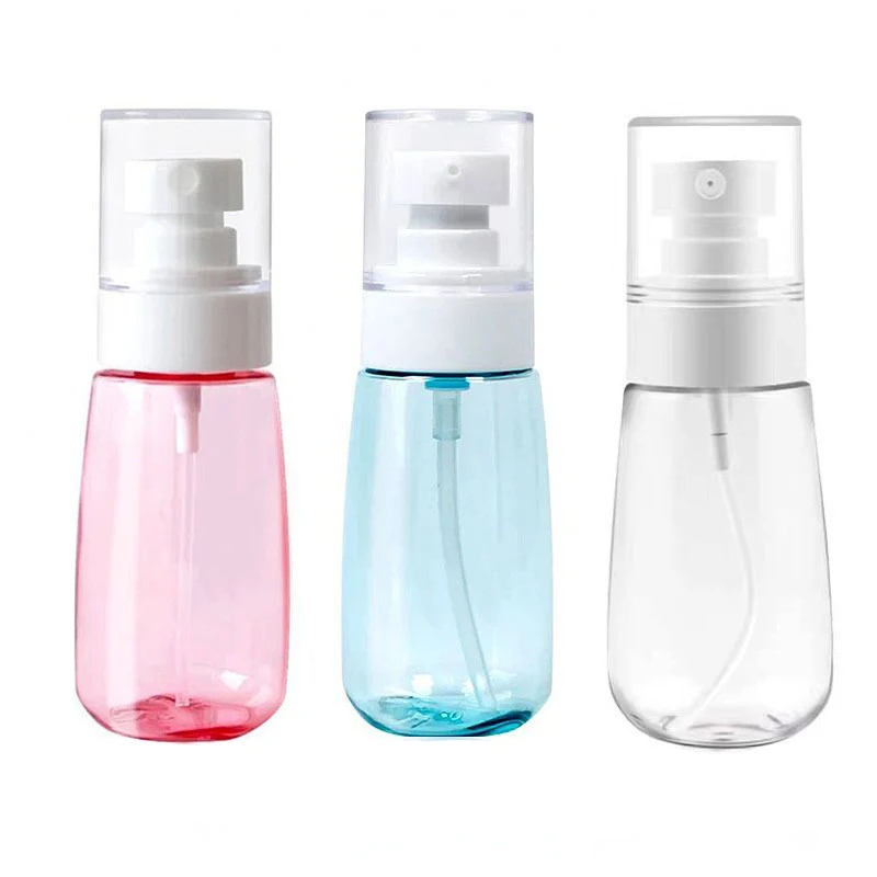 

30/60/80ml Refillable Bottles Empty Spray Bottle Portable Travel Clear Dispensing Container Cosmetic Perfume Spray Atomizer