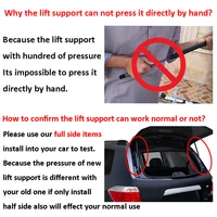 2PCS Rear Window Lift Support Gas Spring Shocks Struts For Nissan Armada 2005 2006 2007 2008 2009 2010 2011-2015 Infiniti QX56 2
