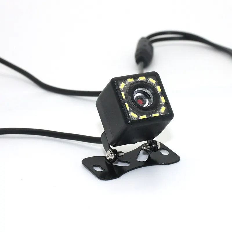 Rear Camera Car Universal 12LED High Definition Night Vision Reversing 8LED Rear View Monitoring CCD Chip 4LED Lights