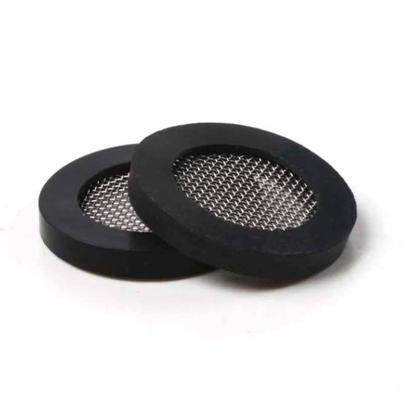 10pcs/set Rubber O Ring Gaskets With Net Shower Head Filter Hose Seal Washers For Shower Head Inlet Pipe Faucet Replacement Part