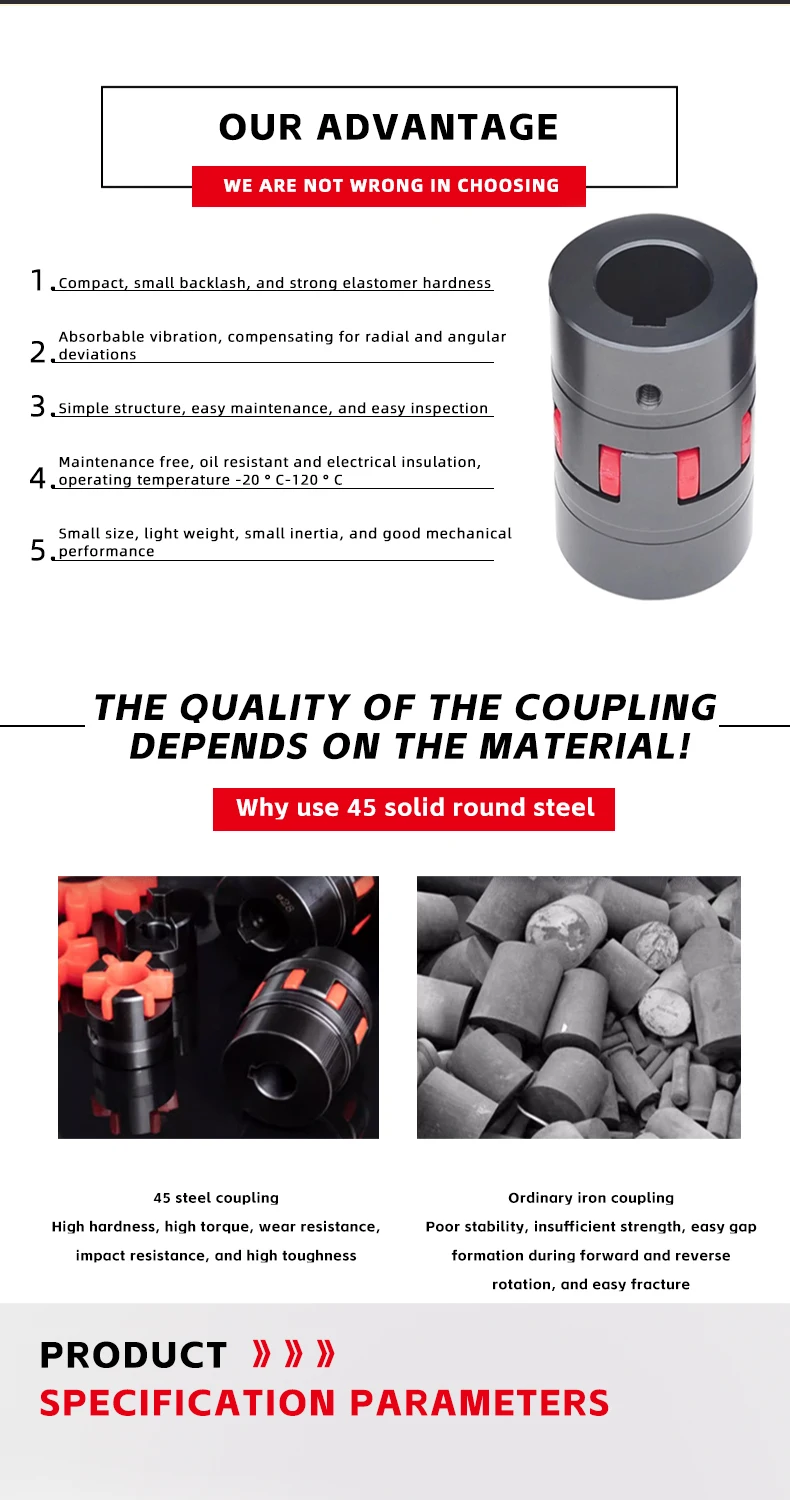 Garra de acoplamento elástico xl para estrela,