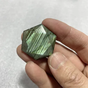 High Quality Crystal Star of David Natural Moonstone No Hole Pendant Labradorite  Hexagram Gemstone Magen David Healing 1