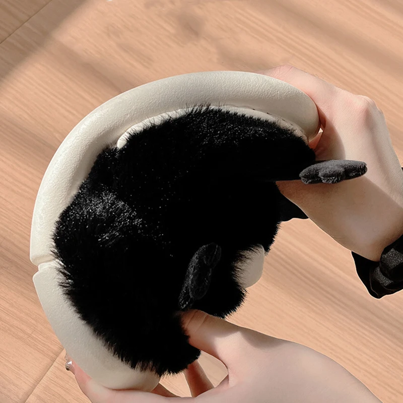Cute Warm Slippers Cushion Slides Soft Warm Comfort Flat Fur Woman Cartoon House Slippers Funny Shoes Fluffy Comfy Shoes 3