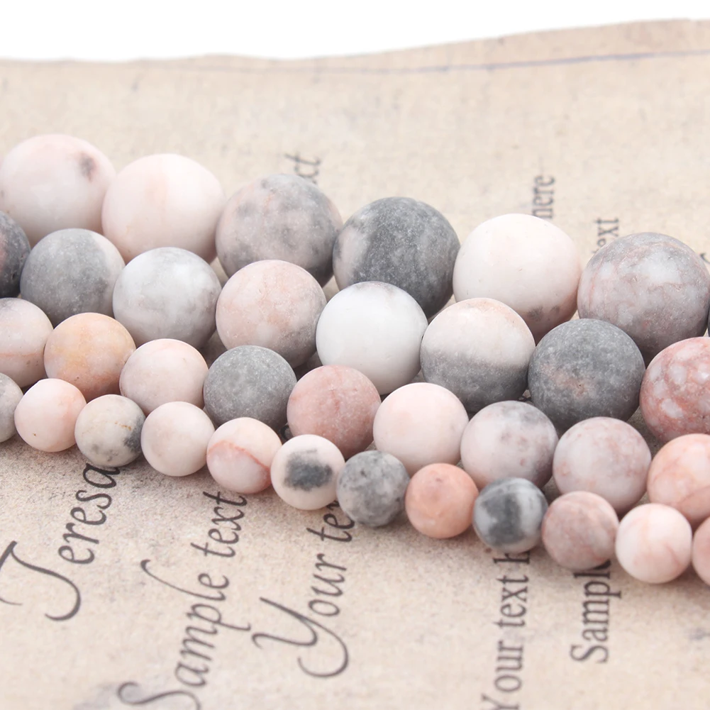 Loose Stone Beads Natural Stone Beads Beads For Jewelry Making 4/6/8/10mm Round 15 Inch