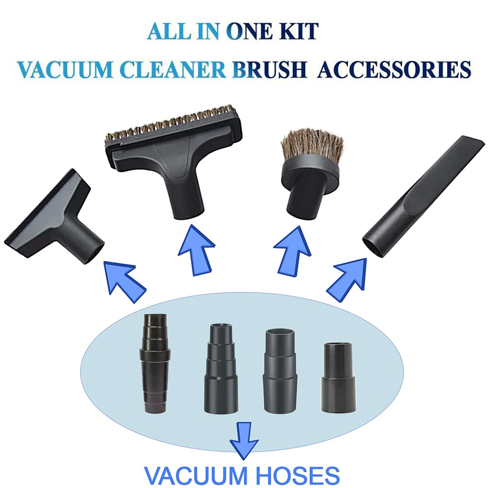 4pcs 진공 부착 어댑터 키트 Vacext의 풀 호스 어댑터 용 진공 호스 어댑터 1 1/2 인치를 1 1/4 인치로 변환
