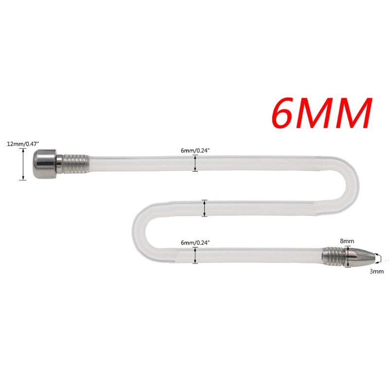 Male Extra Long Silicone Catheter Plug Insertion Masturbation Stimulation Chastity Penis Catheter Horse Eye Wand UrethraSound18+