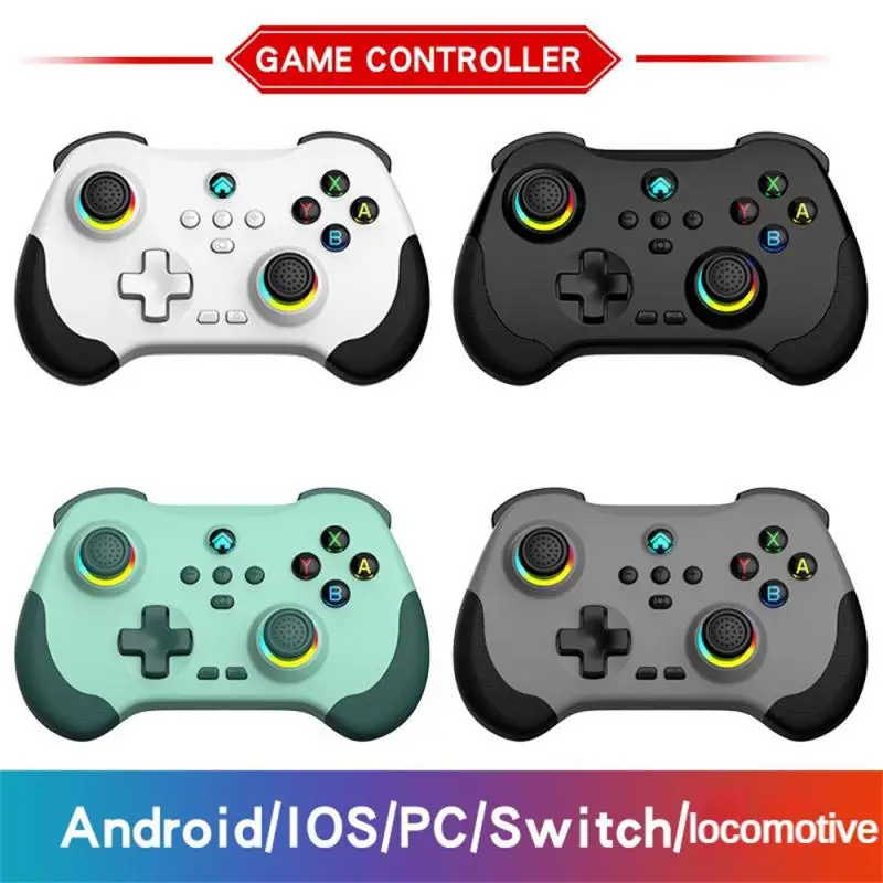 

Для Switch Wireless Game Handle Dazzle светильник Dual Hall Somatosensory Macro Programming PC Android Gamepad Games Accessories
