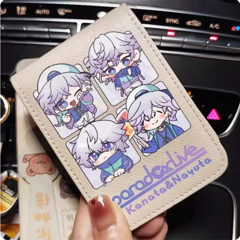 Anime Paradox Live Yatanokami Nayuta Kanata Cartoon Fashion Wallets PU Purse Card Holder Money Bag Gift B436 Cosplay