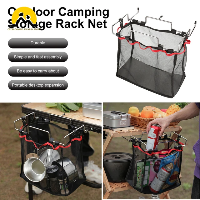 Faltbare Camping Geschirr Aufbewahrung tasche BBQ Küchen utensilien  Organizer