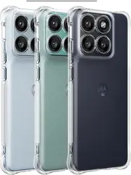 Clear Transparent TPU Shockproof Protection Phone Case for Motorola Edge 70 Fusion (Transparent)