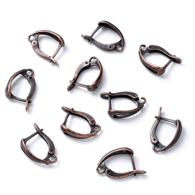 10pcs 11x18mm ganci per orecchini elementi di fissaggio ad anello aperto  fermaglio per orecchini per fermagli per orecchini fai-da-te accessori per  fare gioielli - AliExpress