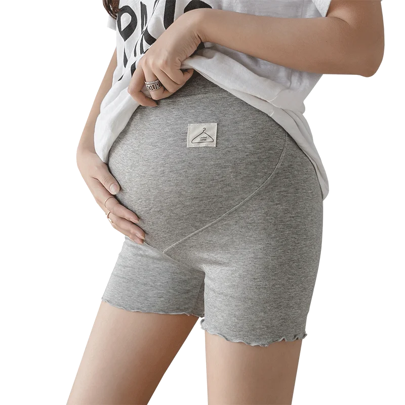 Maternity Summer Shorts High Waist Safety Elastic Safety Short Pants Shorts Ladies Pants Underwear Women Thin Sliming Fit