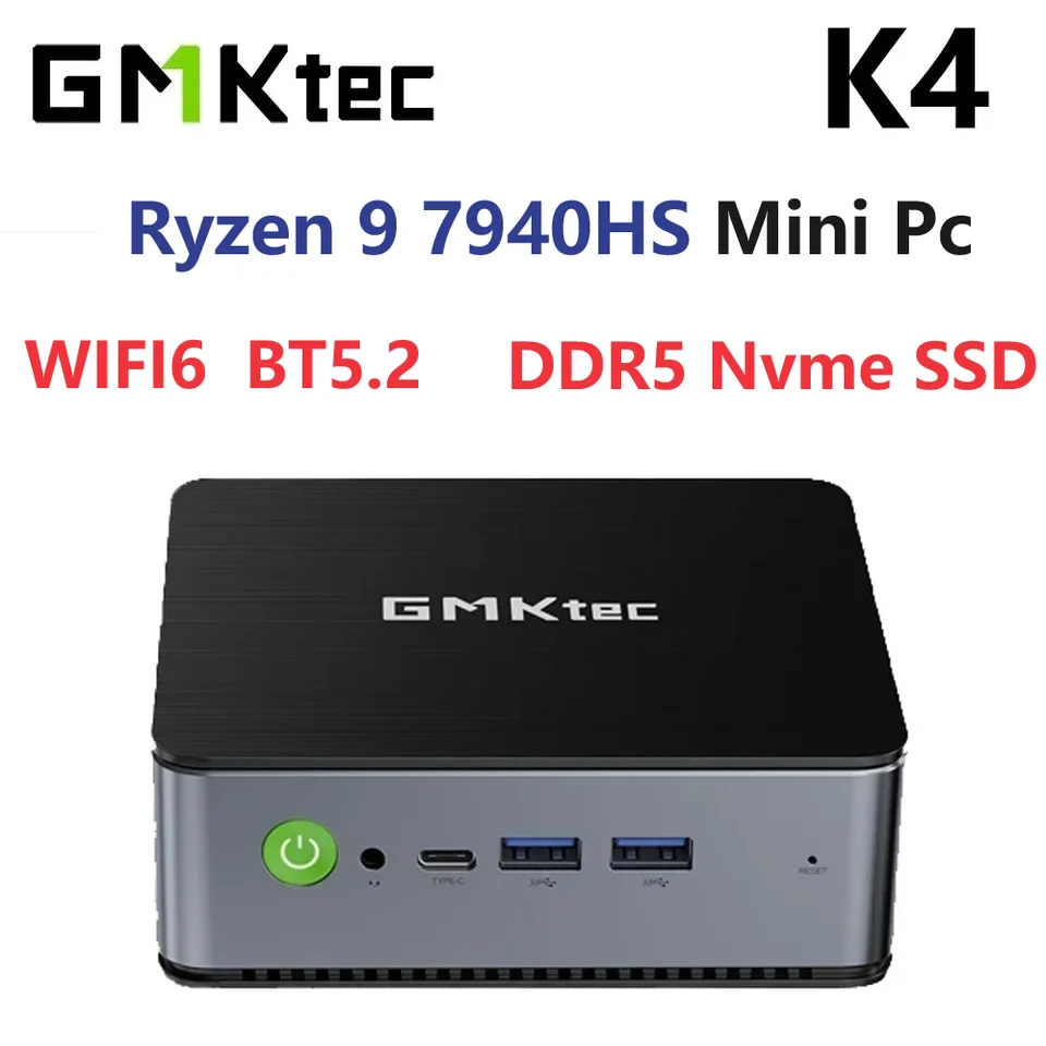 GMK K4 : Le MiniPC sous Ryzen 9-7940HS 32Go / 1 To à 677€