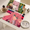 Zero Two Kitchen Dish Mat Absorbent Dining Table Mats Retro Non-slip Placemat Coffee Dish Tableware Mat For Home Decor 1